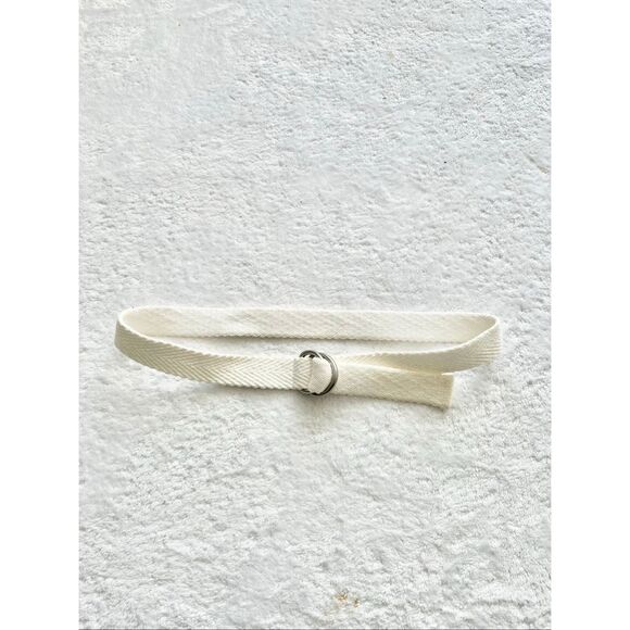 Women’s Ralph Lauren white belt 37 1/2 inches size L - Picture 1 of 3